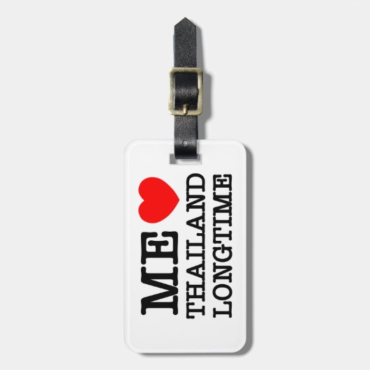 IK VIND THAILAND LANGTIME BAGAGELABEL (Voorkant verticaal)
