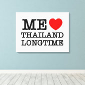 IK VIND THAILAND LANGTIME CANVAS AFDRUK (Insitu (Houten vloer))