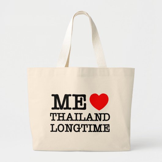 IK VIND THAILAND LANGTIME GROTE TOTE BAG (Voorkant)