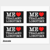 IK VIND THAILAND LANGTIME RECHTHOEKIGE STICKER (Vel)