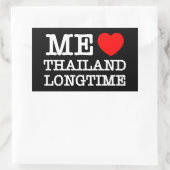 IK VIND THAILAND LANGTIME RECHTHOEKIGE STICKER (Tas)