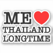 IK VIND THAILAND LANGTIME STICKER (Voorkant)