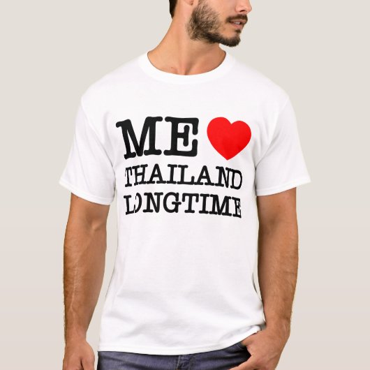 IK VIND THAILAND LANGTIME T-SHIRT (Voorkant)