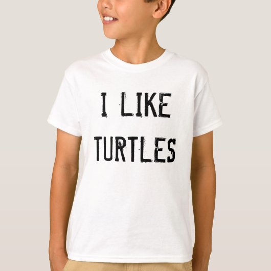 IK VIND TURTLS T-SHIRT (Voorkant)
