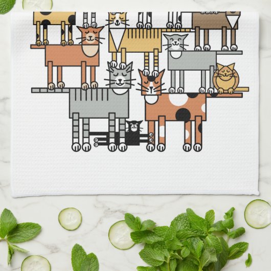 IK VIND VANGST THEEDOEK (Gevouwen)