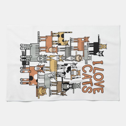 IK VIND VANGST THEEDOEK (Horizontaal)