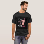 Ik vind varkens gewoon echt leuk t-shirt (Voorkant volledig)