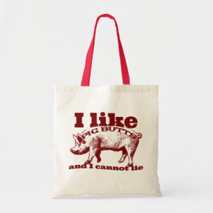 Ik vind varkensbillen spek en alles leuk tote bag