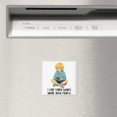 Ik vind videogames leuker dan mensen Funny Gamer A Magneet (Insitu (Vaatwasser))