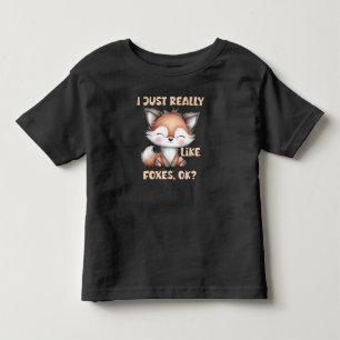 Ik vind vossen gewoon echt leuk kinderen kinder shirts