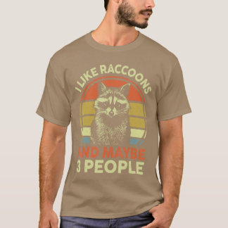 Ik vind wasberen leuk Misschien 3 mensen Leuke was T-shirt