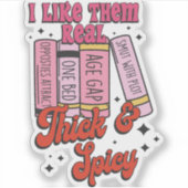 Ik vind ze echt dik en pittig sticker (Voorkant)