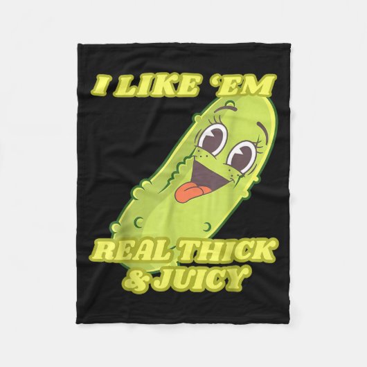Ik vind ze echt dik en sappig grappige Ckle Fleece Deken (Voorkant)