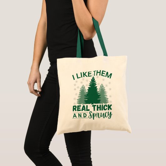 Ik vind ze echt dik en smakelijk tote bag (Voorkant (product))