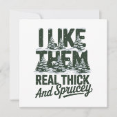 Ik vind ze echt dik en sprankelend grappig kerstfe feestdagenkaart (Voorkant)