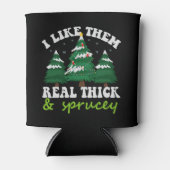 Ik vind ze echt dik en sprankelend leuk Kerstmis Blikjeskoeler (Voorkant)