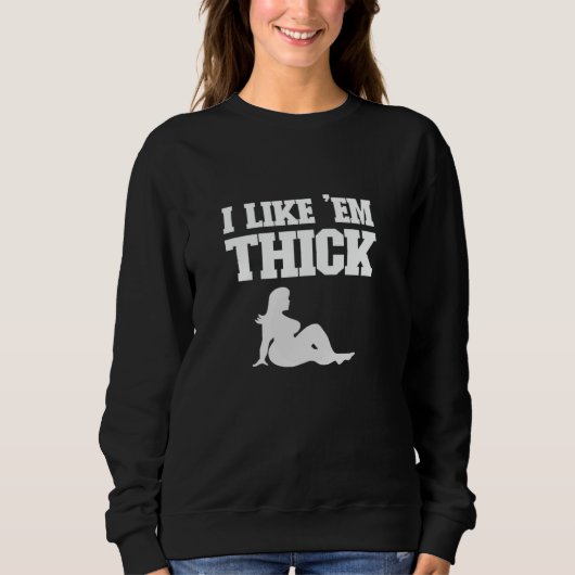 Ik vind ze graag dik - Chubby Chaser Heren Grappig Trui (Voorkant)