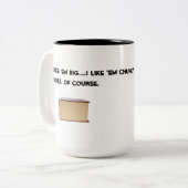 Ik vind ze groot tweekleurige koffiemok (Voorkant links)