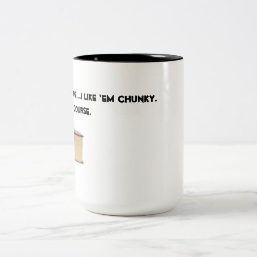 Ik vind ze groot tweekleurige koffiemok (Center)