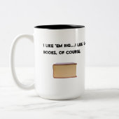 Ik vind ze groot tweekleurige koffiemok (Links)