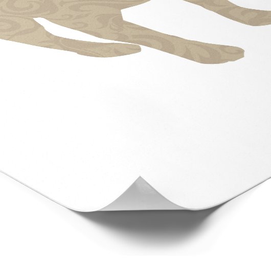 Ik vind ze mooi, kronkelig en kort. Pug-ontwerp Poster (Hoek)