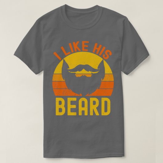 ik vind zijn baard leuk 22 t-shirt (Design voorkant)