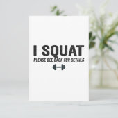 Ik vink alsjeblieft terug voor details grappige fl bedankkaart (Staand voorkant)