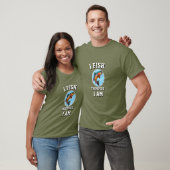 Ik vis dus ik ben Inspirerende Quote T-shirt (Unisex)