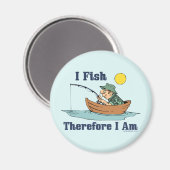 Ik vis, dus ik ben magneet (Voorkant / Achterkant)