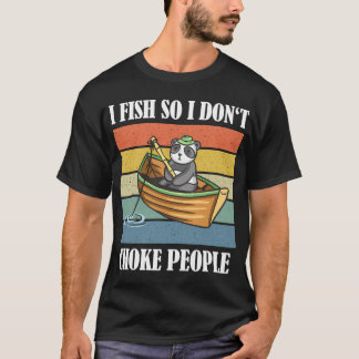 Ik vis dus ik knijp mensen niet Angelen T-shirt