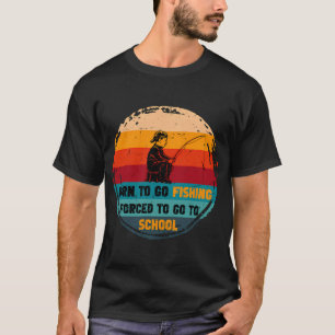 Ik vis dus ik knijp mensen niet Grappige spreuken T-shirt