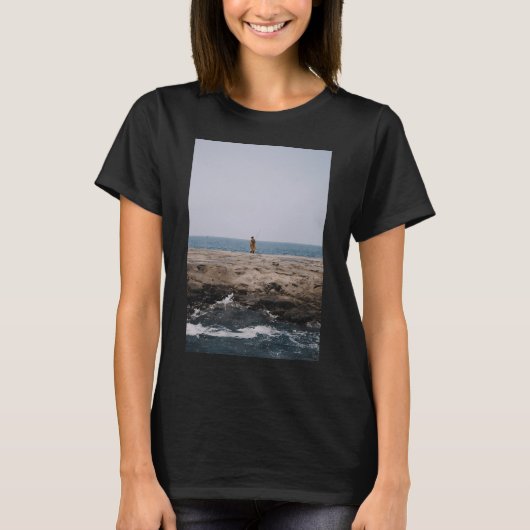 Ik vis dus ik wurg geen mensen t-shirt (Voorkant)