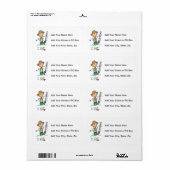 Ik Vis Etiket (Full Sheet)