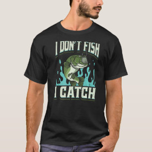 Ik Vis Niet Ik Vang Visser Humor Visser Vissen T-shirt