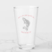 Ik vis omdat volwassen zijn moeilijk is... - Vist  Glas (Achterkant)