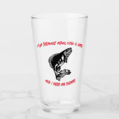 Ik vis omdat volwassen zijn moeilijk is... - Vist  Glas (Voorkant)