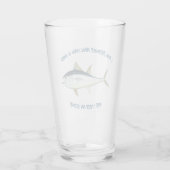 Ik vis omdat volwassen zijn moeilijk is... - Vist  Glas (Achterkant)