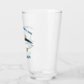 Ik vis omdat volwassen zijn moeilijk is... - Vist  Glas (Links)