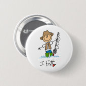 Ik Vis Ronde Button 5,7 Cm (Voorkant /achterkant)