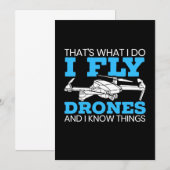 Ik vlieg drones kaart (Voorkant / Achterkant)