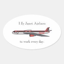 Ik vlieg Janet Airlines