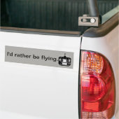 Ik vlieg liever drones. bumpersticker (Op Truck)