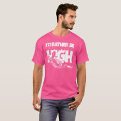 ik vlieg liever hoog - skydiving basejumping t-shirt (Voorkant volledig)