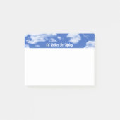 "Ik vlieg liever", merkt Sky Plane op Post-it® Notes (Voorkant)