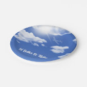 "Ik vlieg liever" Plane Party Paper Borden Papieren Bordje (Gekanteld)