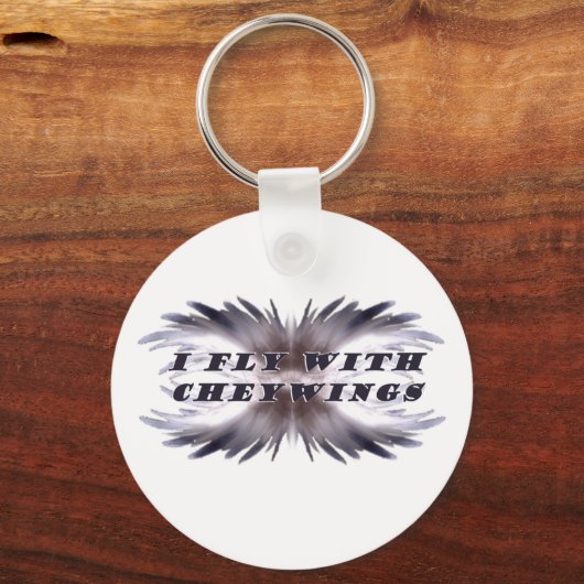 Ik vlieg met CHEYWINGS Sleutelhanger (Voorkant)