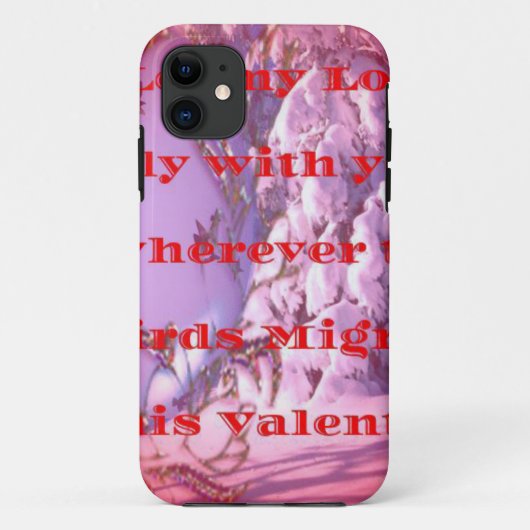 Ik vlieg met je naar valentijn.png Case-Mate iPhone case (Achterkant)
