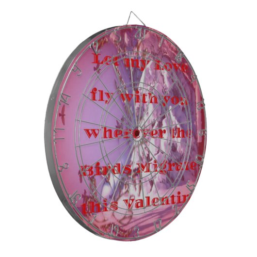 Ik vlieg met je naar valentijn.png dartbord (Voorkant Links)