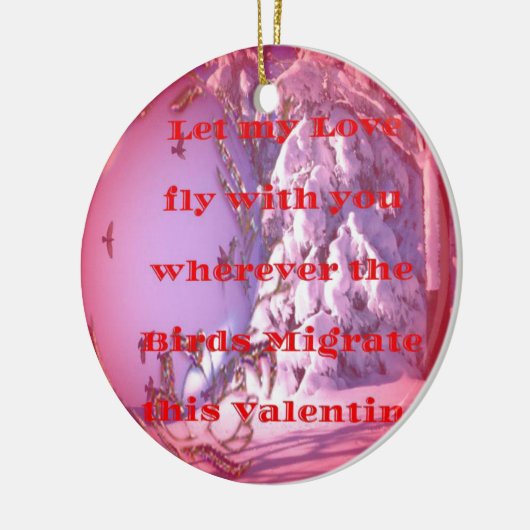 Ik vlieg met je naar valentijn.png keramisch ornament (Links)