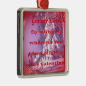 Ik vlieg met je naar valentijn.png metalen ornament (Rechts)